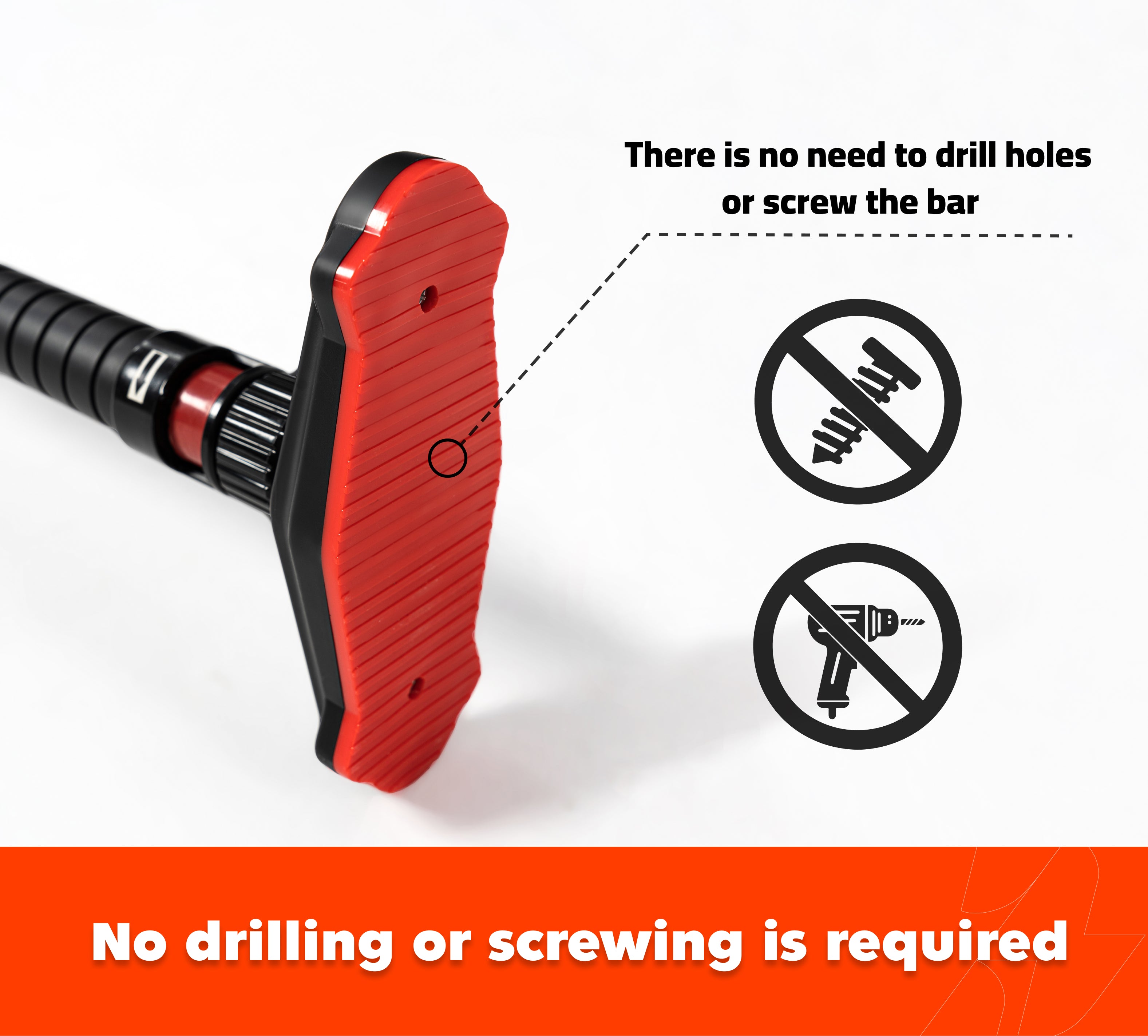 Pull-up bar for door frame without screws with gear lock – available i ...